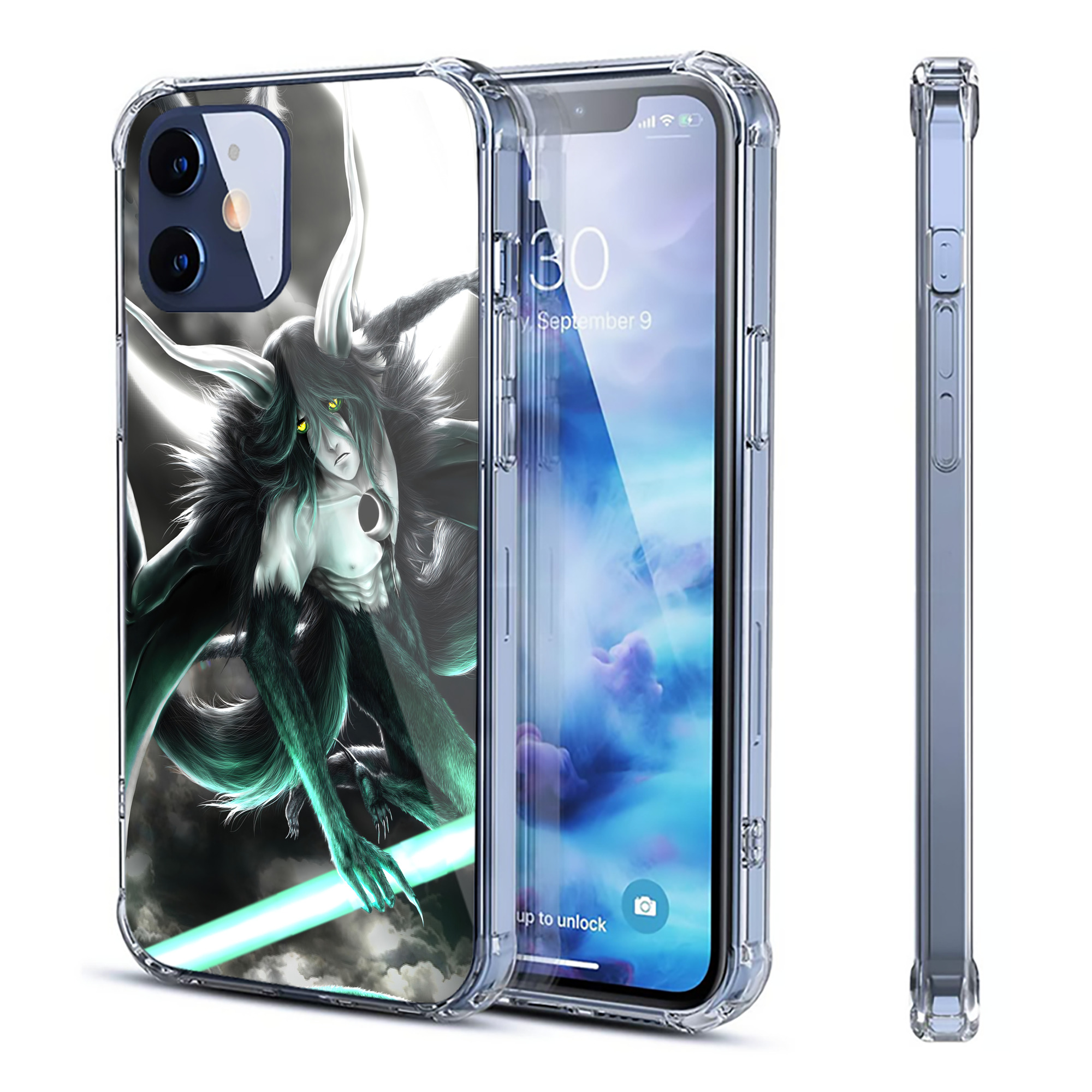（画像用） ブリーチ BLEACH 【iPhone 12シリーズ対応】透明スマホケース（クリアソフトケース）